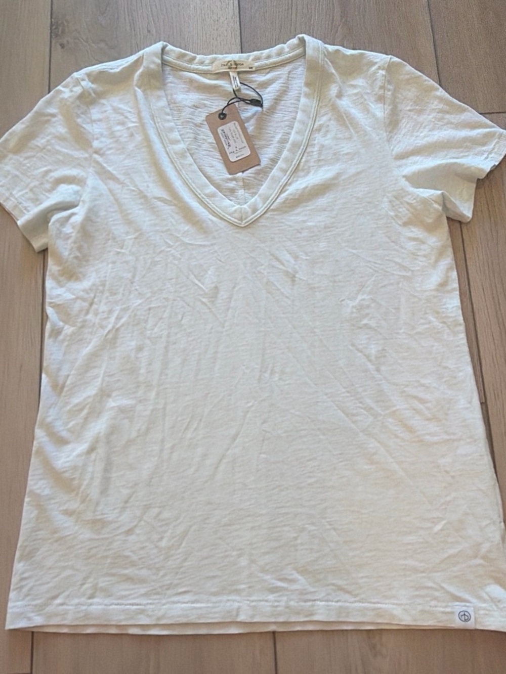 rag & bone Women's V-Neck Short Sleeve Tee